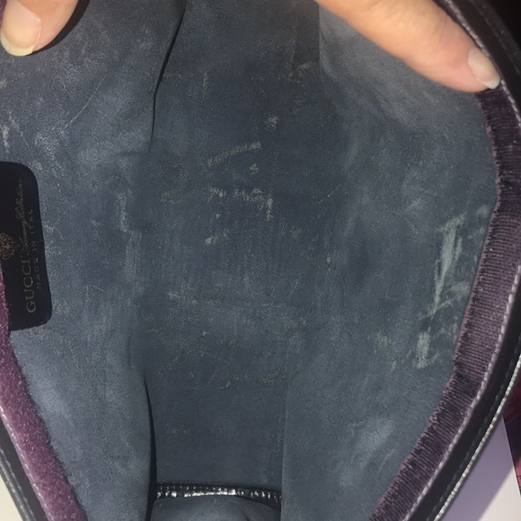 GUCCI SUEDE POUCH - Picture 8 of 14